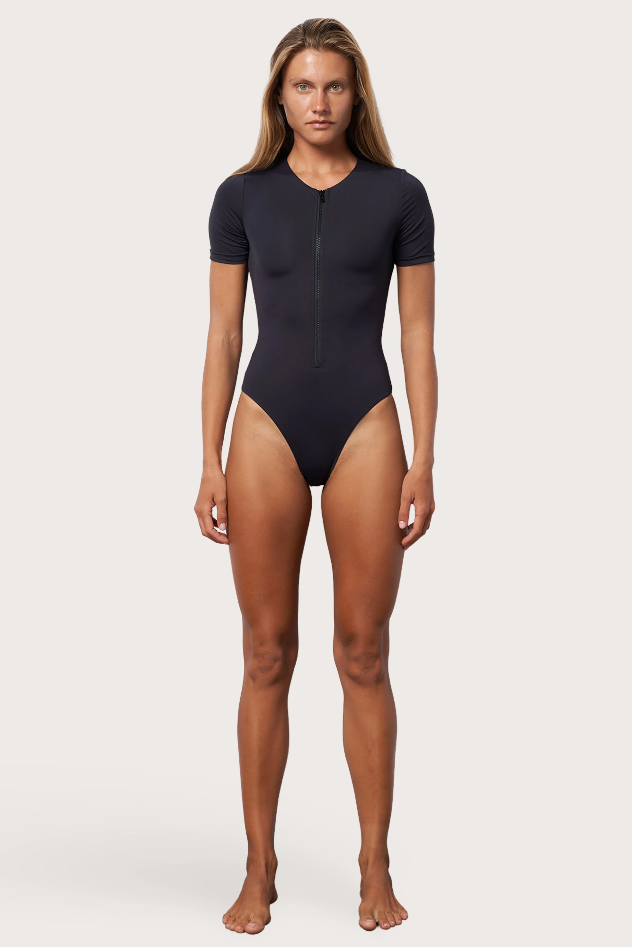 Surf Suit One Piece Swimsuit - Moonless Night Toast Swim
