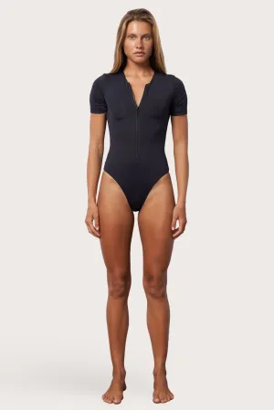 Surf Suit One Piece Swimsuit - Moonless Night Toast Swim