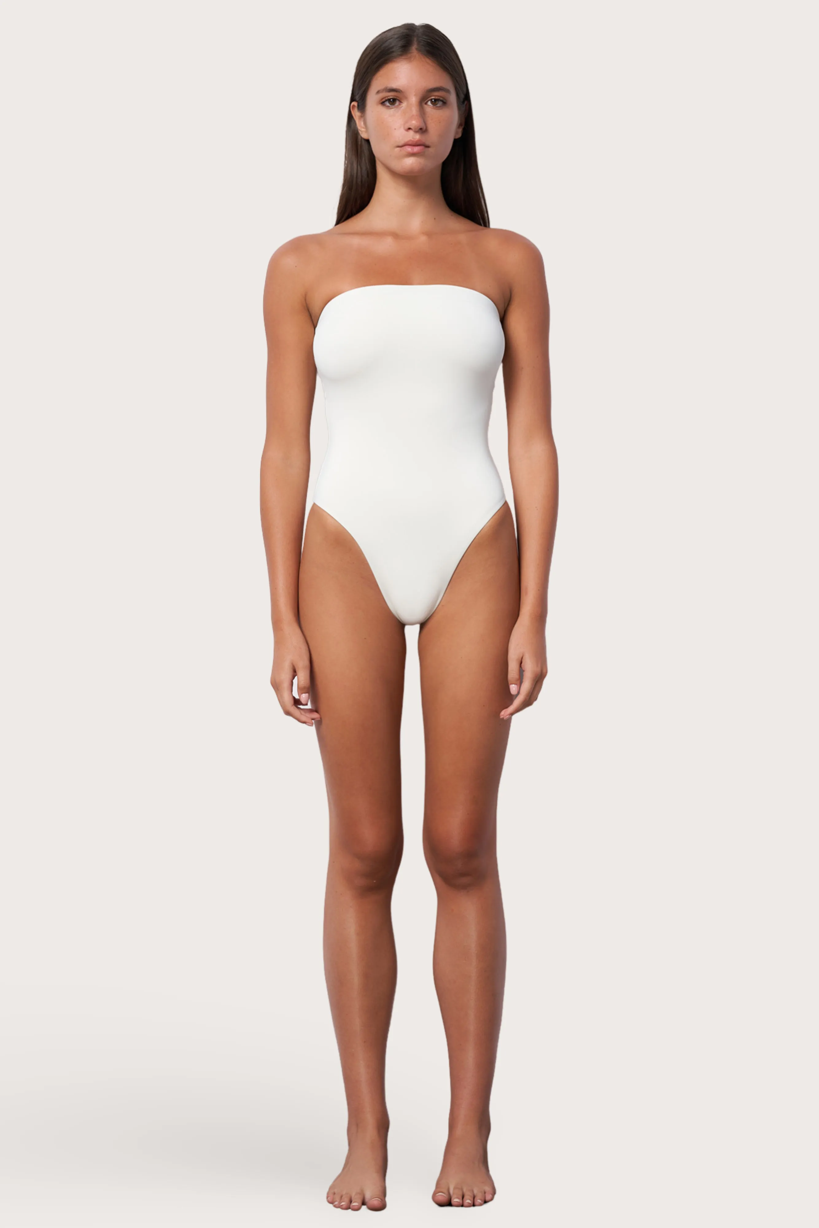 Tube One Piece Swimsuit - Meringue Toast Swim