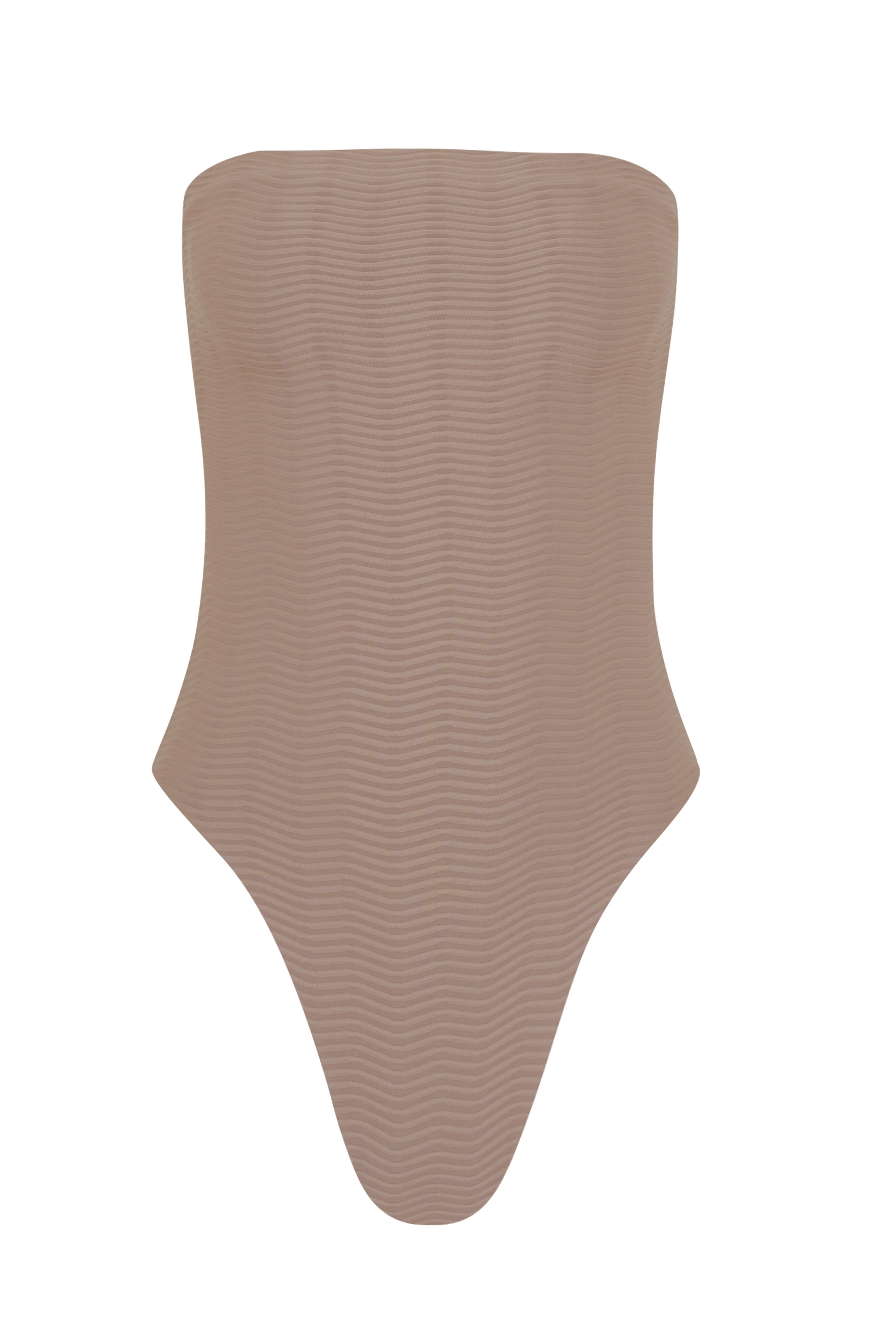 Tube One Piece Swimsuit - Natural Wave Toast Swim