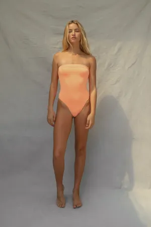 Tube One Piece Swimsuit - Sherbert Toast Swim