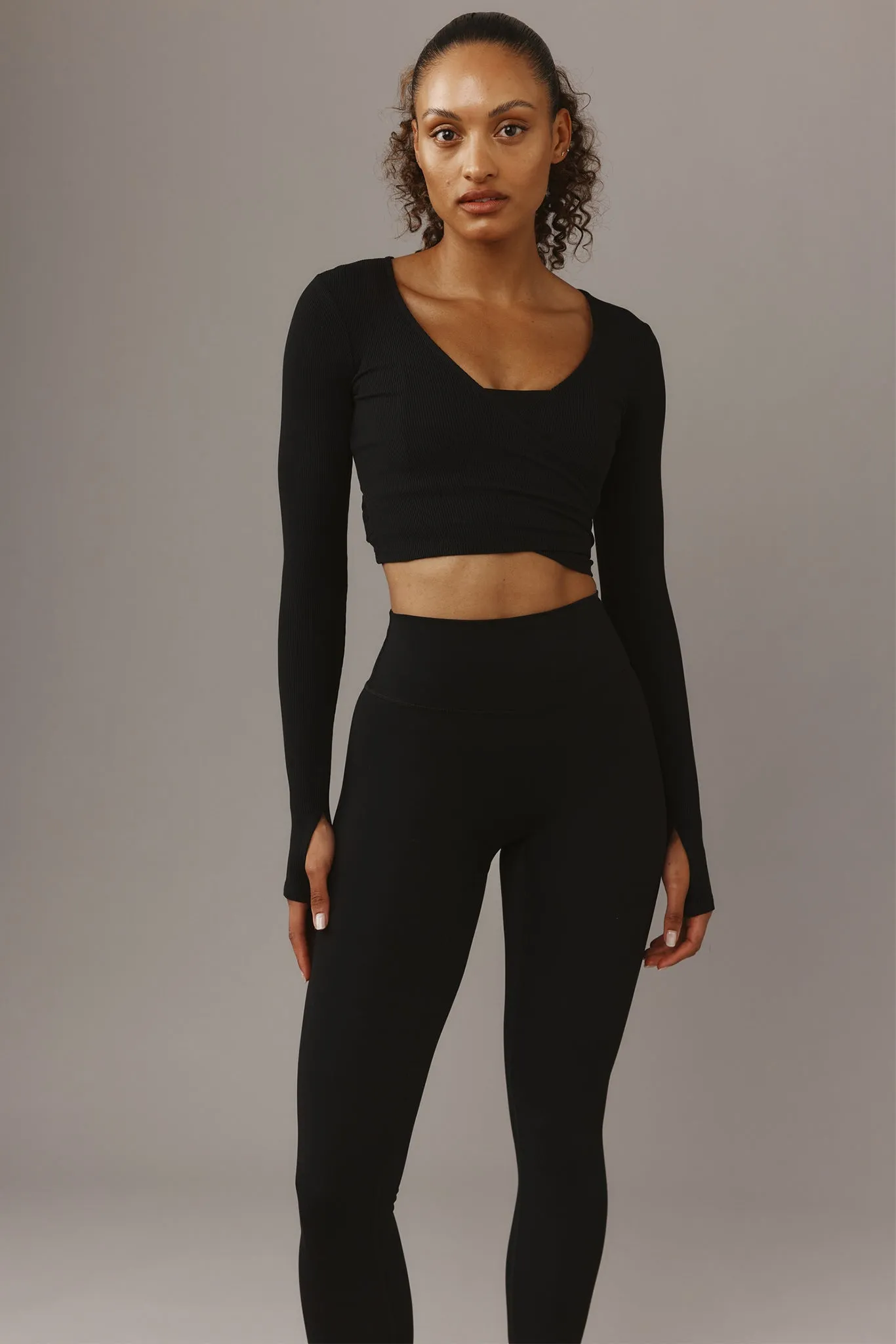 Yosemite Top - Black Rib Monday Swimwear